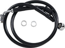 harley davidson flde [DRAG SPECIALTIES] - Forlænget bremseslange i rustfrit stål-1