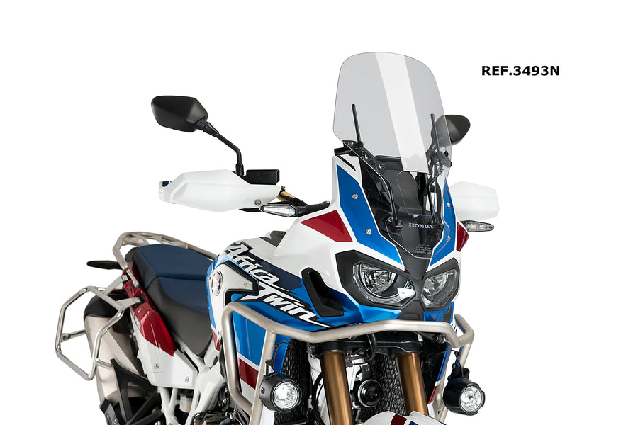 HONDA AFRICA TWIN fra 2016 - PUIG M.E.M. Forrudejustering | Sort | PUIG 3493N