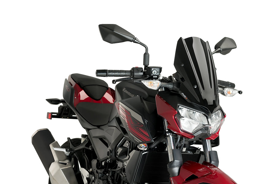 KAWASAKI Z 400 [2024] - Ny generation af sportsforrude | Sort | PUIG 3548N