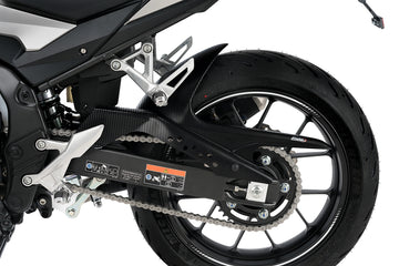 HONDA CB 500 F [2021] - Baghjulsafdækning | Carbon look | PUIG 3557C
