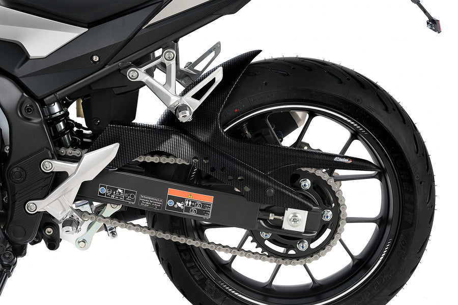 HONDA CB 500 F [2021] - Baghjulsafdækning | Carbon look | PUIG 3557C