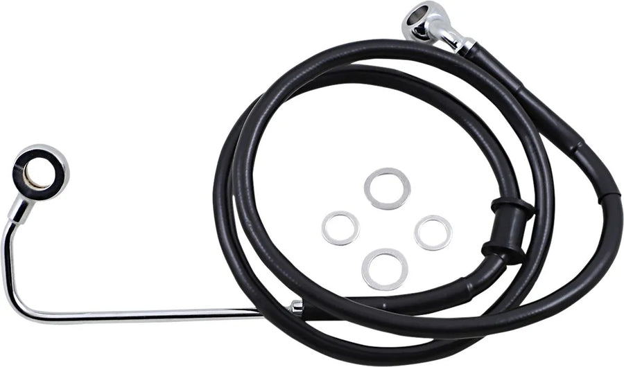 harley davidson fxsb [DRAG SPECIALTIES] - Forlænget bremseslange i rustfrit stål