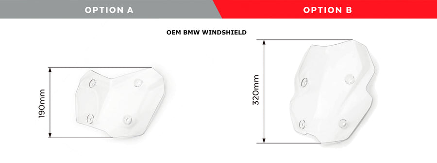 BMW F 750 GS [2024] – touringskærm – gennemsigtig