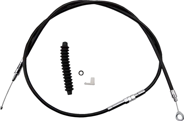 Harley Davidson Flhrxs [DRAG SPECIALTIES] - Højeffektiv sort vinylkoblingskabel