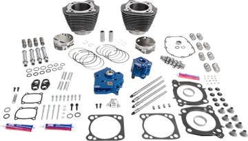 Harley-Davidson FLSTFI 1923 Softail Fat Boy Gray Ghost 117 [2026] - 132" Power Package Motorleistungs-Kit – Oberfläche: Black Granite – Bild 2