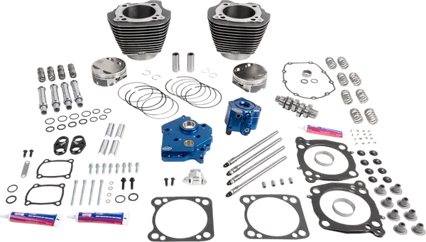 Harley-Davidson FLHCS 1923 Softail Heritage Classic Solo 117 [2026] - 132" Power Package Motorleistungs-Kit – Oberfläche: Black Granite – Bild 2