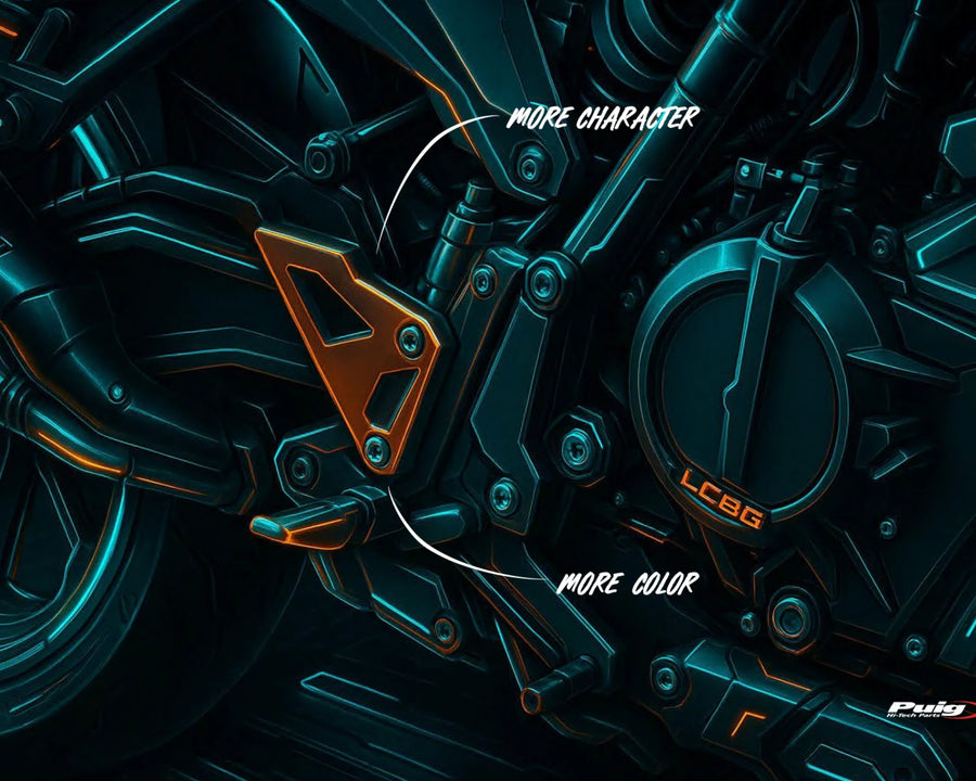 KAWASAKI ZX-6R NINJA [2025] – Hælplader – Sort