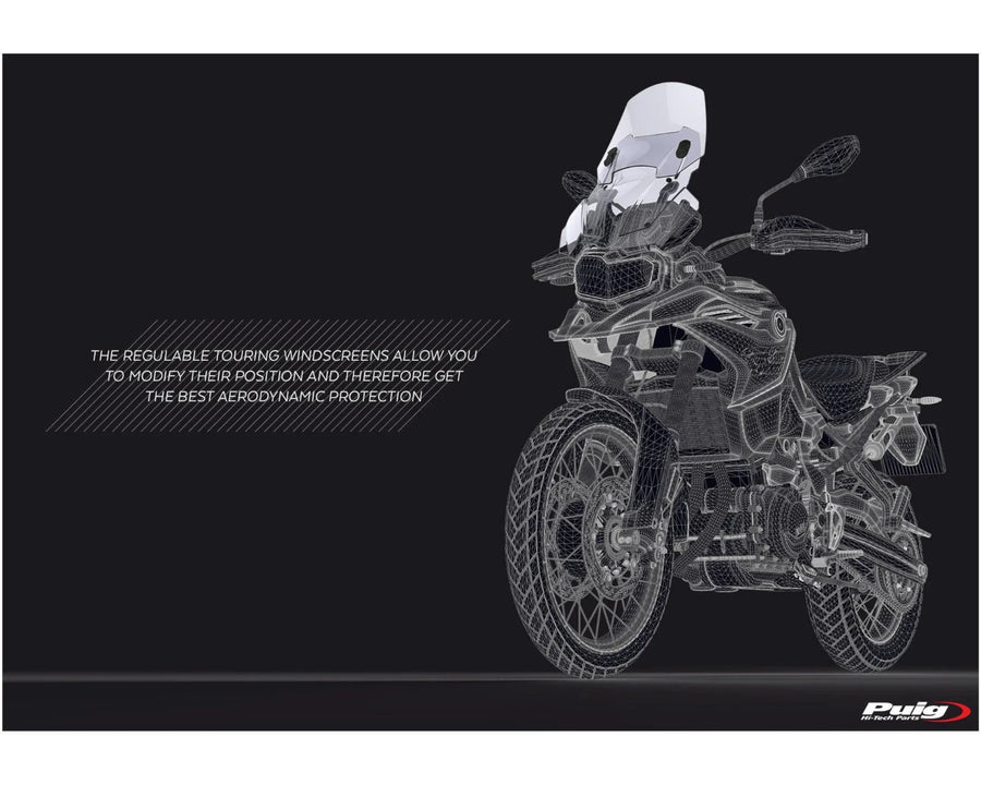 BMW F 750 GS [2024] – Justerbar forrude – kraftigt tonet