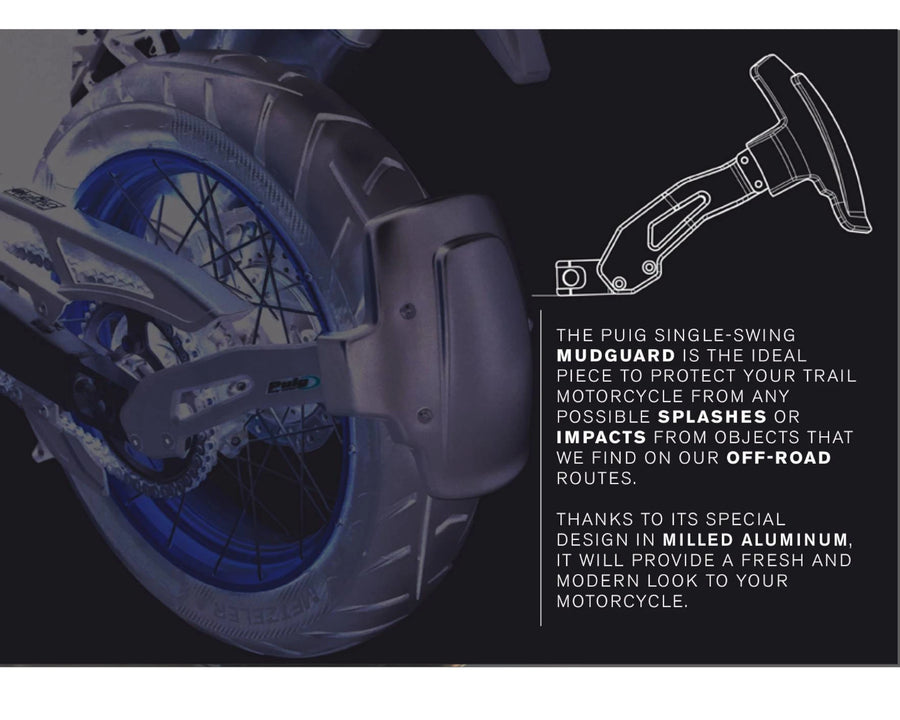 BMW F 750 GS [2024] – Enkelt svingarmsskærm – mat sort