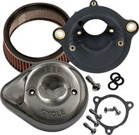Indian PURSUIT 108 Limited Premium [2025-2026] - Stealth Luftfilter-Kit mit Abdeckung – Oberfläche: Silber – Bild 9