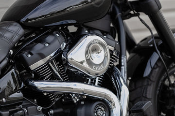Harley-Davidson XL 883 L Sportster SuperLow [2020] - Stealth Luftfilterabdeckung – Oberfläche: Silber – Oberfläche: Verchromt – Design: Teardrop – Bild 2