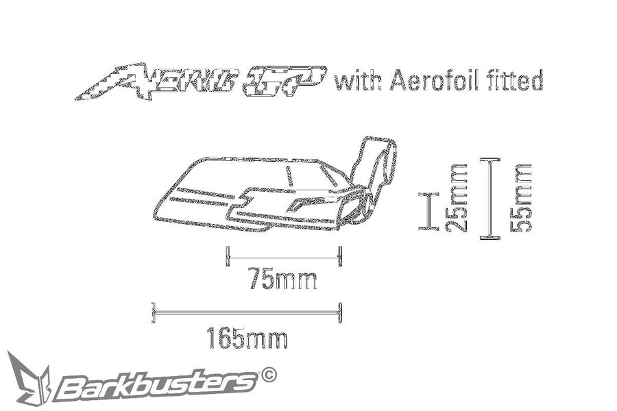 ducati scrambler 1100 [BARKBUSTERS] – AERO-GP håndtagsbeskytter
