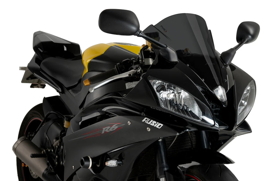 YAMAHA YZF-R6 [2007] – Racing skærm – Sort