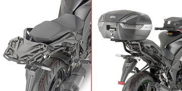 Kawasaki Ninja 1000 SX [GIVI] - Topcase Träger für MONOKEY® oder MONOLOCK® Koffer nicht kompatibel mit jeder Art von