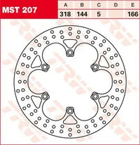 Harley-Davidson RH 1250 S Sportster S [2021-2024] - Bremseskive - Type: Flydende - Billede 5
