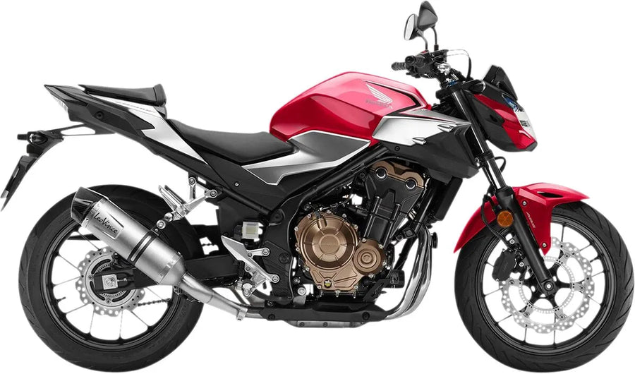 honda cb 500 hornet [LEOVINCE] – LV One Evo slip-on lyddæmper lavet af rustfrit stål