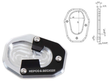 Triumph Tiger 900 Rally [2020] - Side Stand Plate - 0