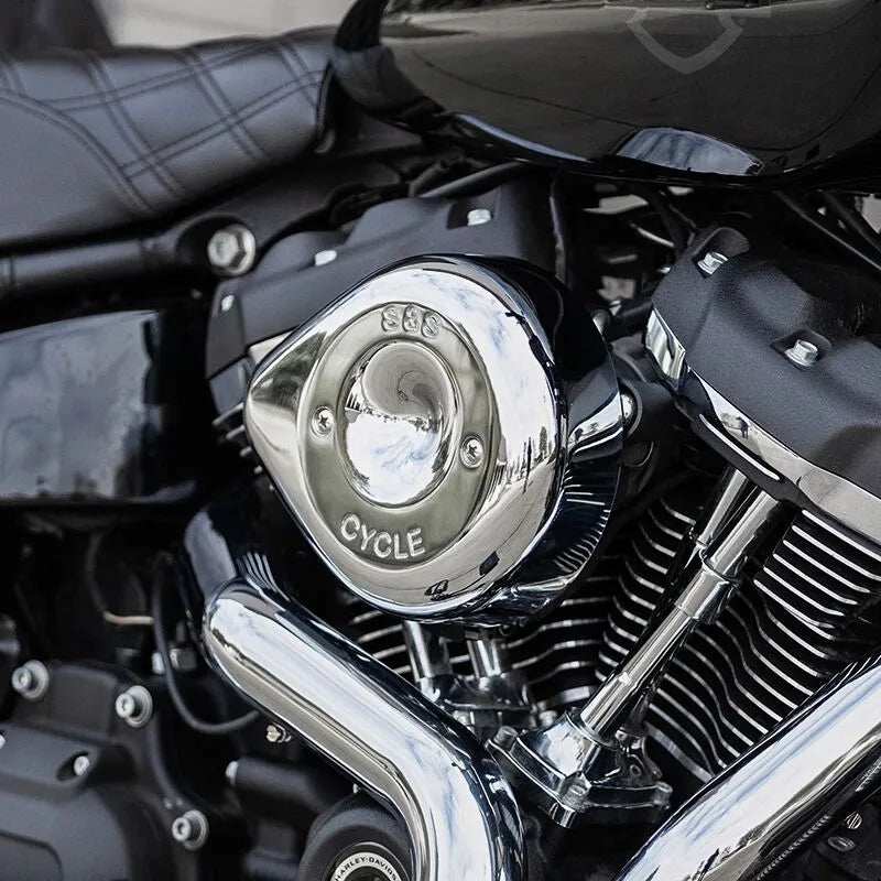 Harley-Davidson XL 1200 C Sportster Custom [2020] - Stealth Luftfilterabdeckung – Oberfläche: Silber – Bild 3