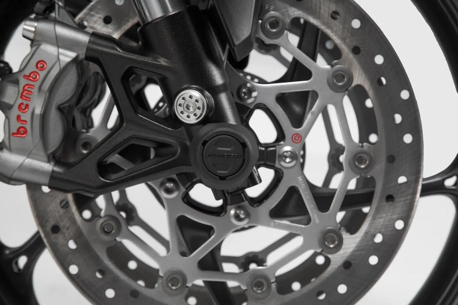 ducati monster 821 [SW-MOTECH] – beskyttelsessæt for forhjulsaksel