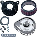 Harley-Davidson FLRT 1690 Freewheeler [2015-2016] - Mini Teardrop Stealth Luftfilter-Kit – Oberfläche: Silber – Bild 3