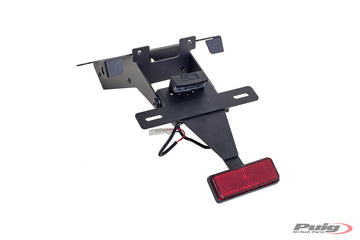 DUCATI MONSTER 696 2008-2014 - PUIG nummerpladeholder | Sort | PUIG 4733N