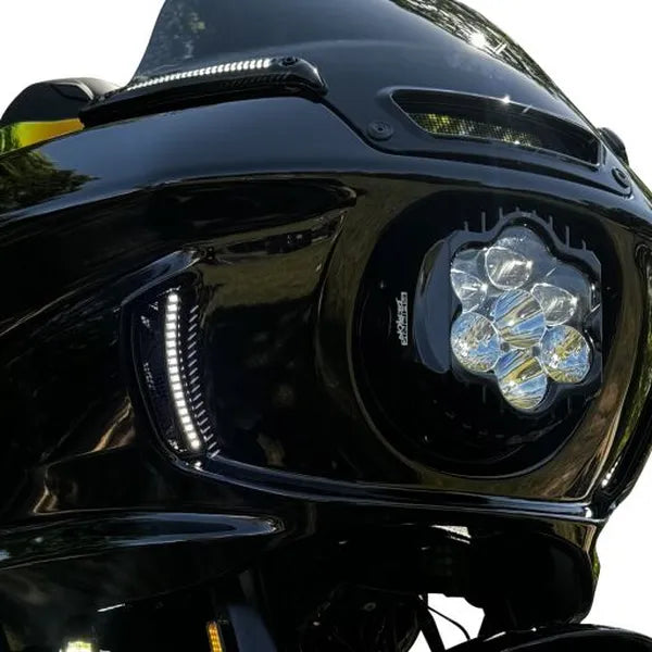 Harley-davidson LOW Rider [CUSTOM DYNAMICS] – Shark Demon 2 Performance LED-forlygte
