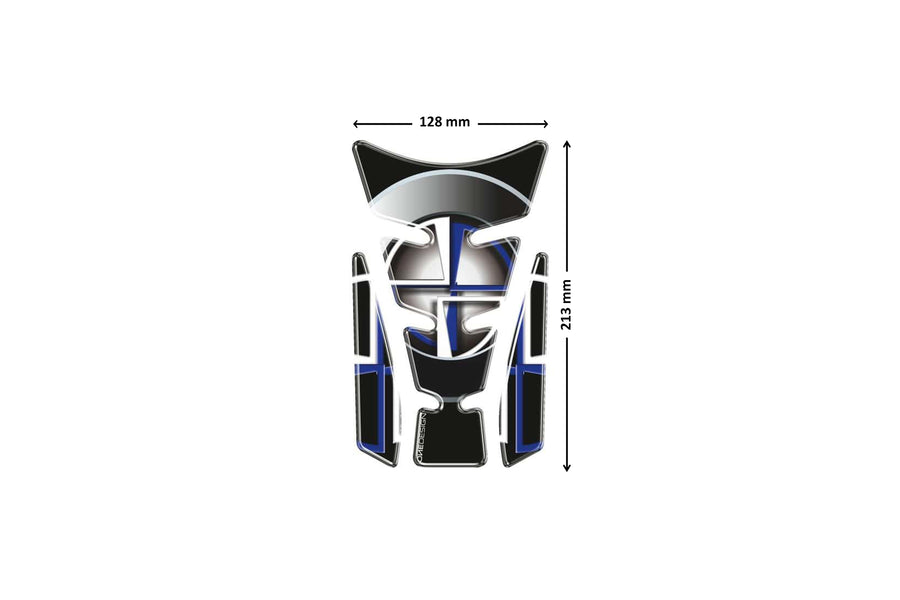 HONDA CBR 600 RR ABS [2012] – Wings tankbeskytter – sølv