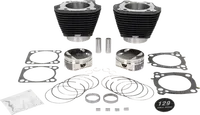 Harley-Davidson FLHCS 1923 Softail Heritage Classic 117 [2025] - 132" Hochverdichtungs- / 136" Big Bore Kit – Oberfläche: Schwarz, Hervorgehobene Lamellen – Merkmal: +8,5 cm³ Kuppelvolumen – Bild 10