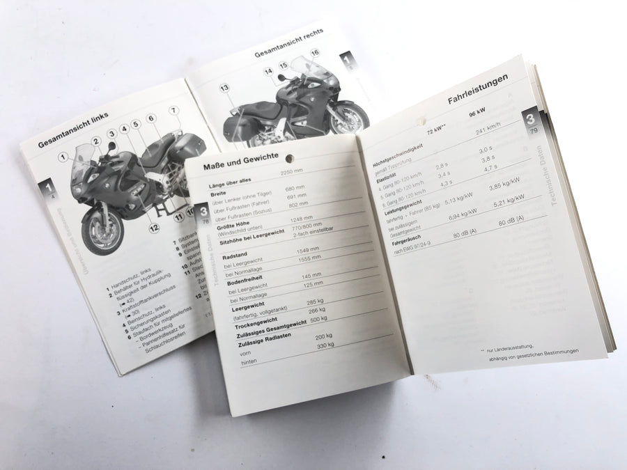 BMW K 1200 GT K12 [2004] - Betjeningsvejledning