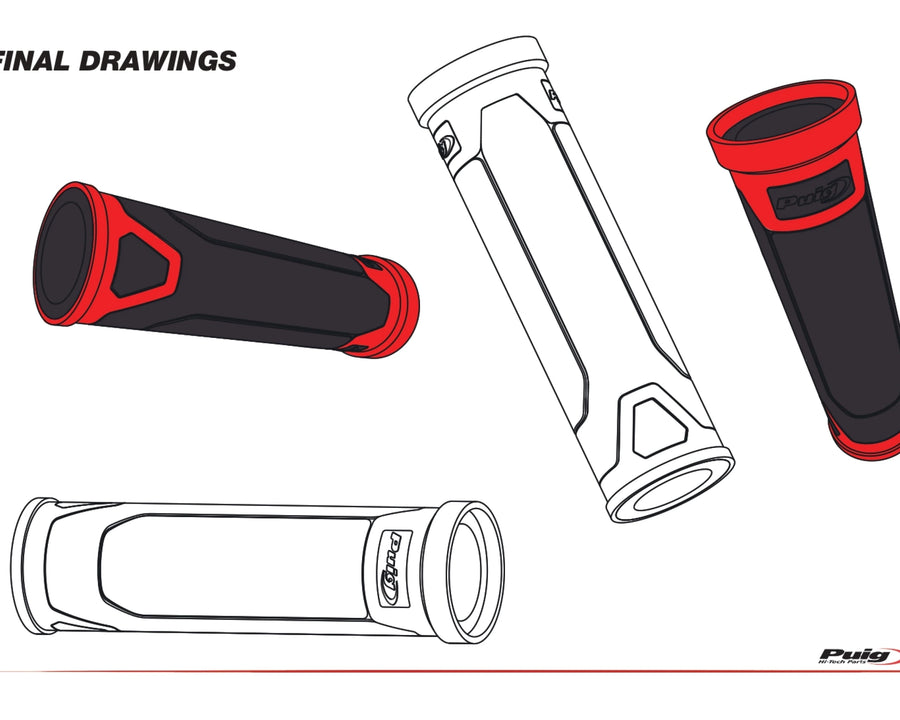 KAWASAKI Z 125 [2025] – Revving Grips – Sort