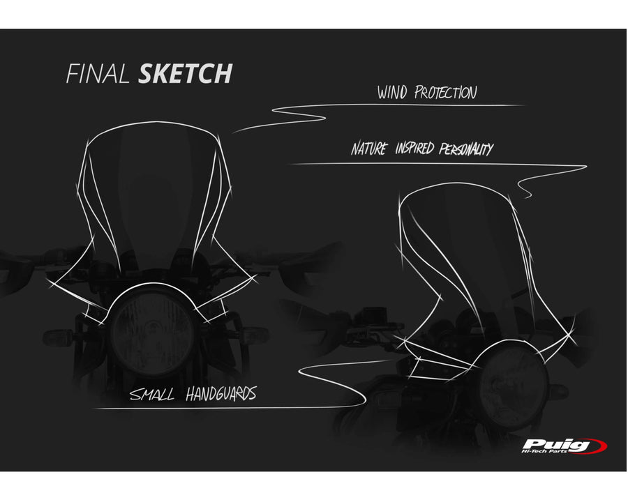 ROYAL ENFIELD HIMALAYAN 410 [2020] – turskærm – gennemsigtig
