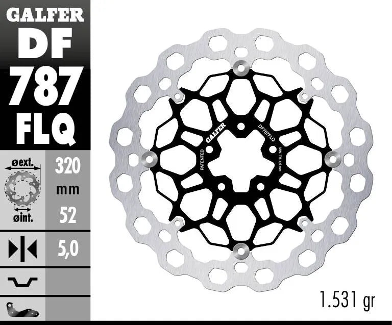 Gas SM 700 [2022-2024] - Cubiq flydende bremseskive - billede 2