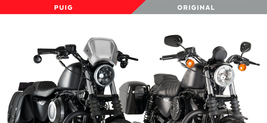 HARLEY DAVIDSON SPORTSTER 883 IRON XL 883 N [2012] – ALU frontplade – sølv