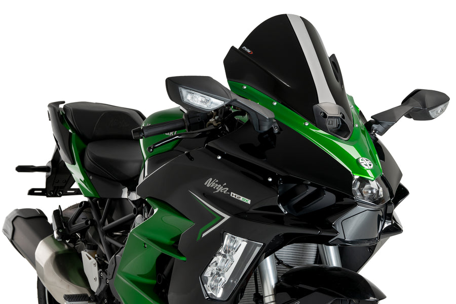 KAWASAKI NINJA H2 SX SE [2025] – Z-Racing-skærm – Gennemsigtig