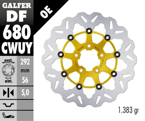 Harley-Davidson Xg 750 Street [2020, 2019-2020] - Bremsscheiben – Oberfläche: Gold, Silber – Bild 4