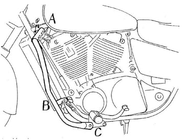Honda VT 1100 C3 Shadow [1998-2001] - Motorbeskyttelsesbjælke - 0