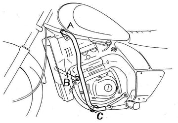 Kawasaki El 250 [1994-2003] - Motorbeskyttelsesbjælke