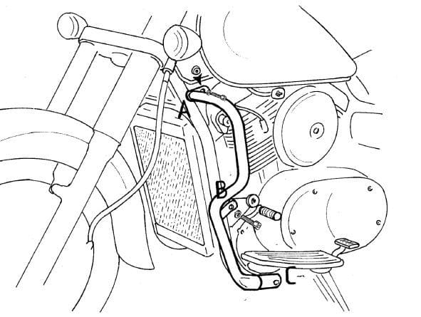 Kawasaki VN 1500 Classic [1996-2002] - Motorbeskyttelsesbjælke