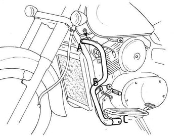 Kawasaki VN 1500 Classic [1996-2002] - Motorbeskyttelsesbjælke