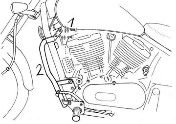 Kawasaki VN 800 Classic [1996-1999] - Motorbeskyttelsesbjælke