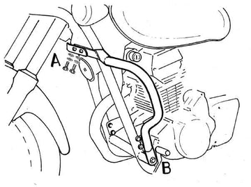 Kawasaki El 125 [1998-2007] - Motorbeskyttelsesbjælke