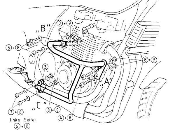 Kawasaki ZR-7 [1999-2003] - Motorværn