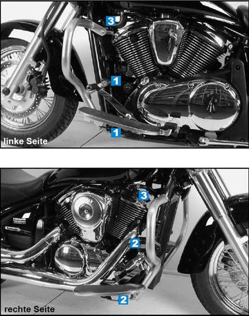 Kawasaki VN 900 Classic [2006-2017] - Motorbeskyttelsesbjælke