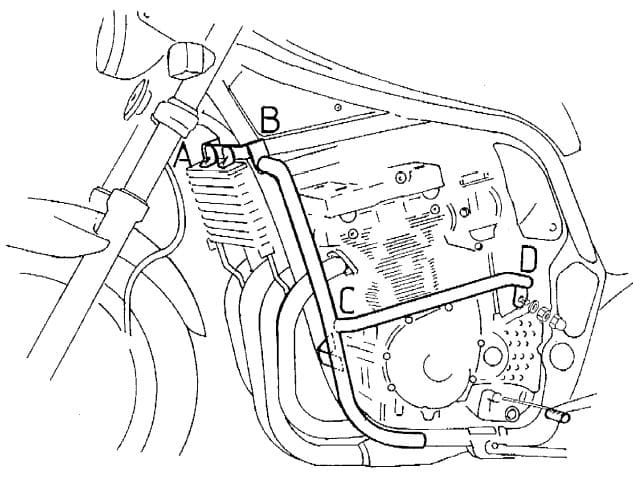 Suzuki GSF 600 S [1996-1999] - Motorbeskyttelsesbjælke