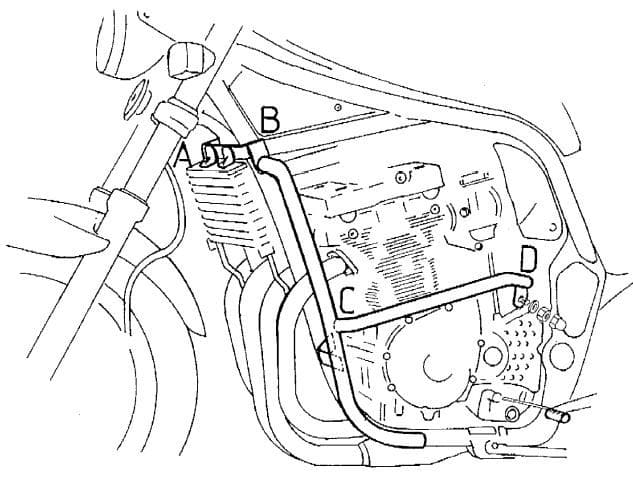 Suzuki GSF 600 S [1996-1999] - Motorbeskyttelsesbjælke