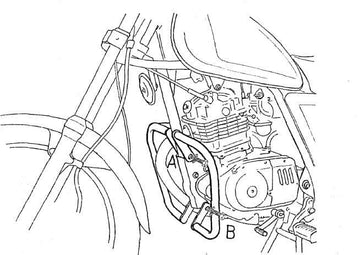 Suzuki GN 125 [1991-1996] - Motorbeskyttelsesbjælke