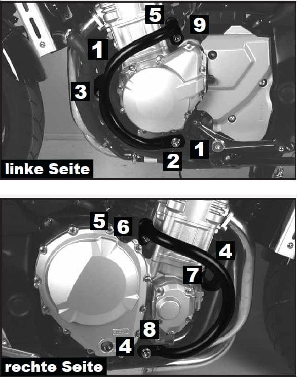 Suzuki GSF 1250 [2007-2016] - Motorbeskyttelsesbjælke