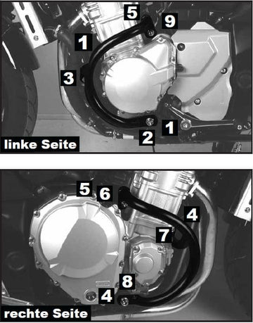Suzuki GSF 1250 [2007-2016] - Motorbeskyttelsesbjælke