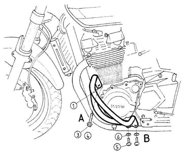 Suzuki GSX 1400 [2001-2004] - Motorbeskyttelsesbjælke