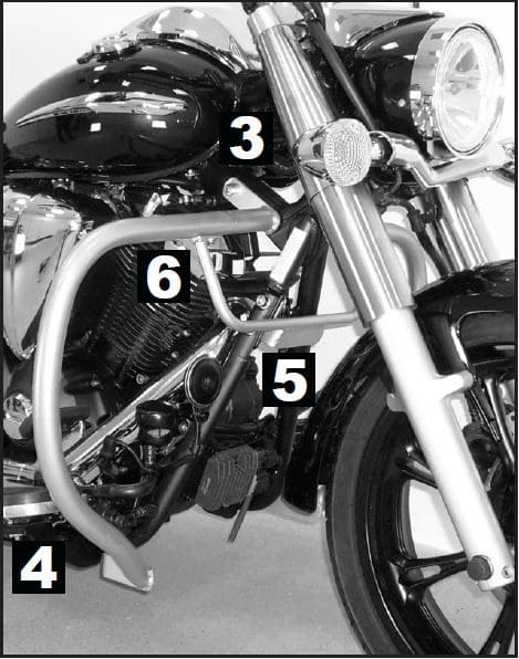 Yamaha XVS 950 A Midnight S [2009-2015] - Motorbeskyttelsesbjælke